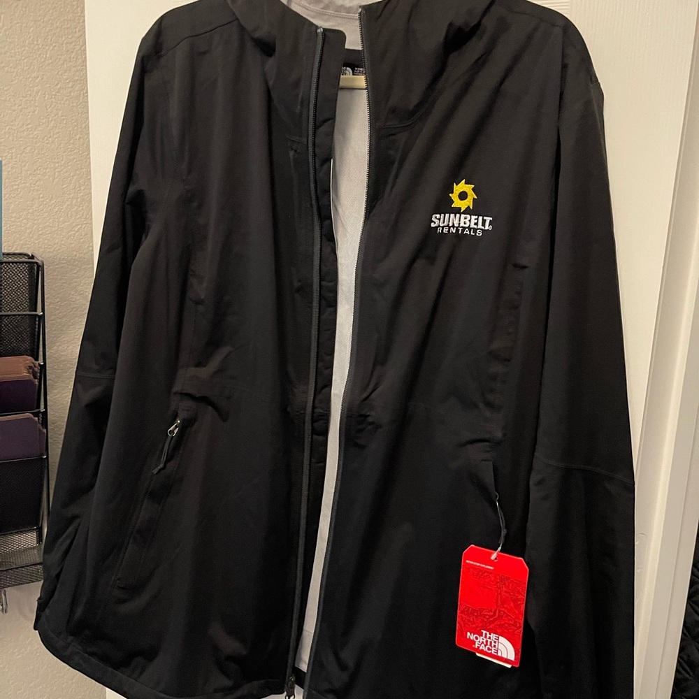 North Face Womens All Weather Jacket with Sunbelt Rentals logo